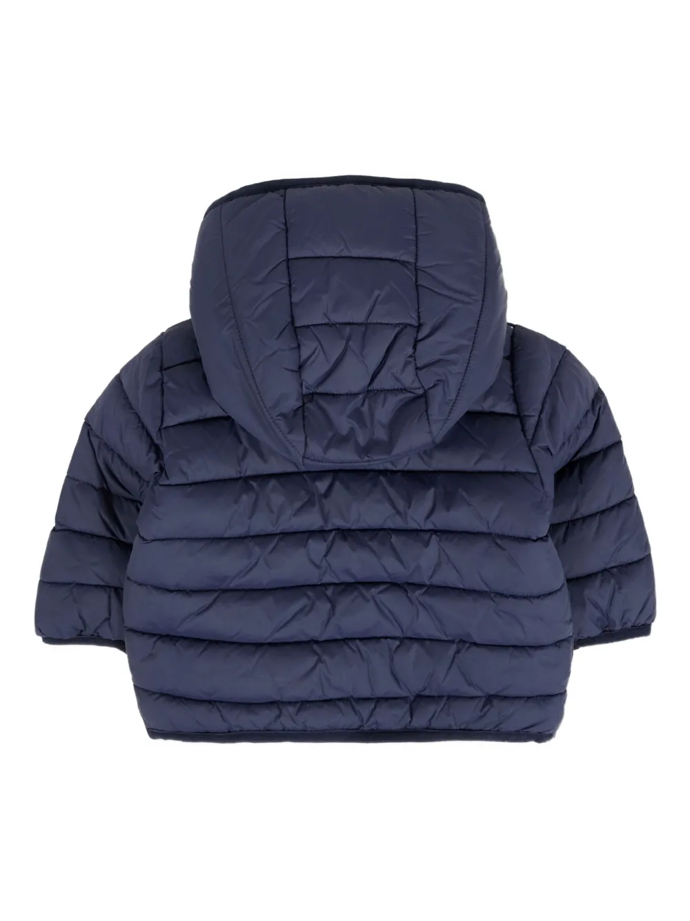 Стеганая куртка с капюшоном и логотипом Timberland Kids, синий — фото 2
