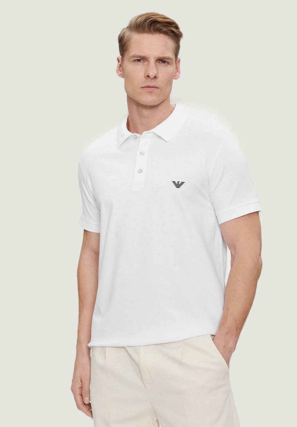 

Рубашка поло LINEA Emporio Armani, белый