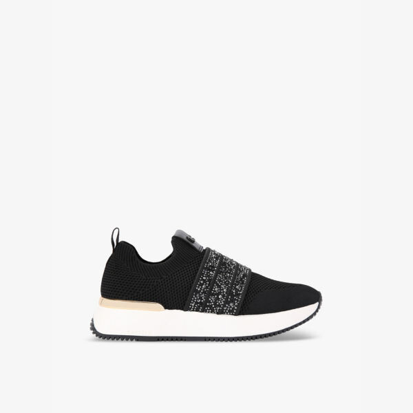 

Кроссовки Flare с низким верхом, украшенные кристаллами Carvela, черный