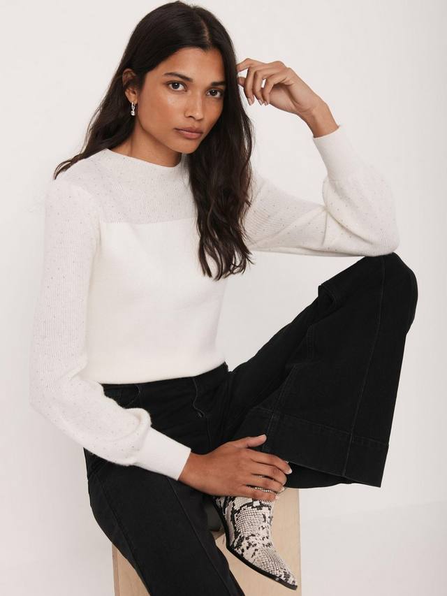 

Кашемировый свитер с узором Mint Velvet