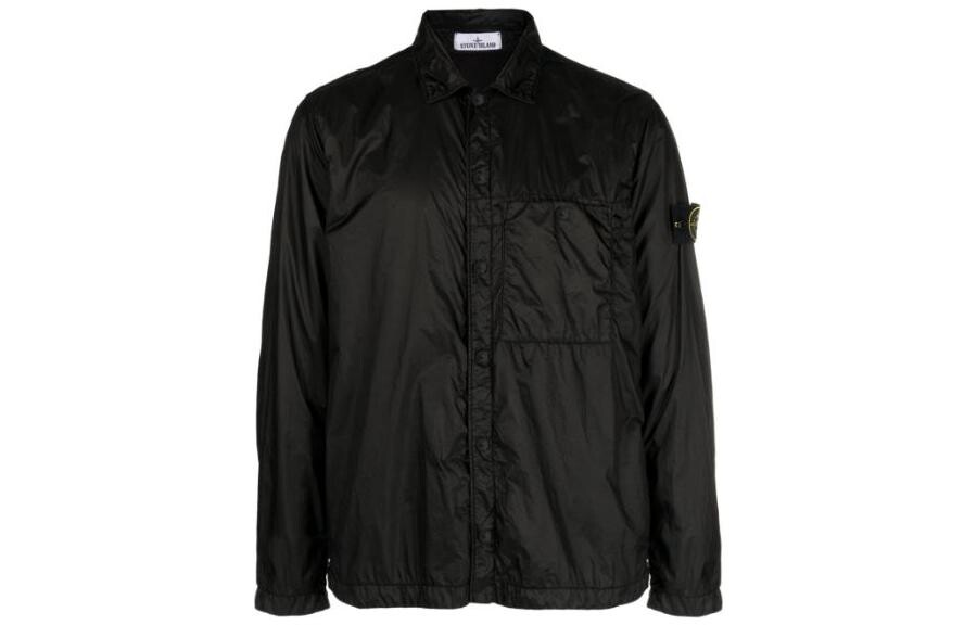 

Куртка мужская Stone Island Compass-motif Shirt, черный