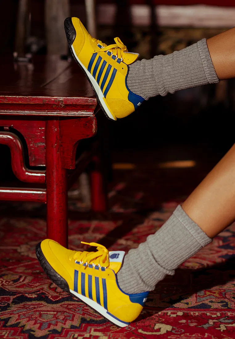 Кроссовки мужские, винтажные, тренерские K-Swiss, синий — фото 2