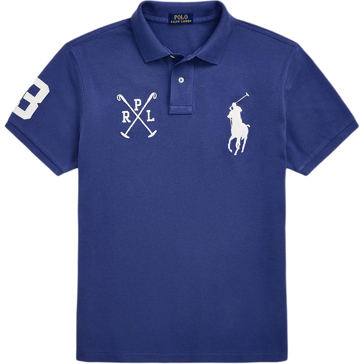 

Хлопковая поло Polo Ralph Lauren, синий