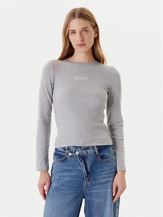 

Облегающая блузка W5YP38 KA0H1 Guess Jeans, серый