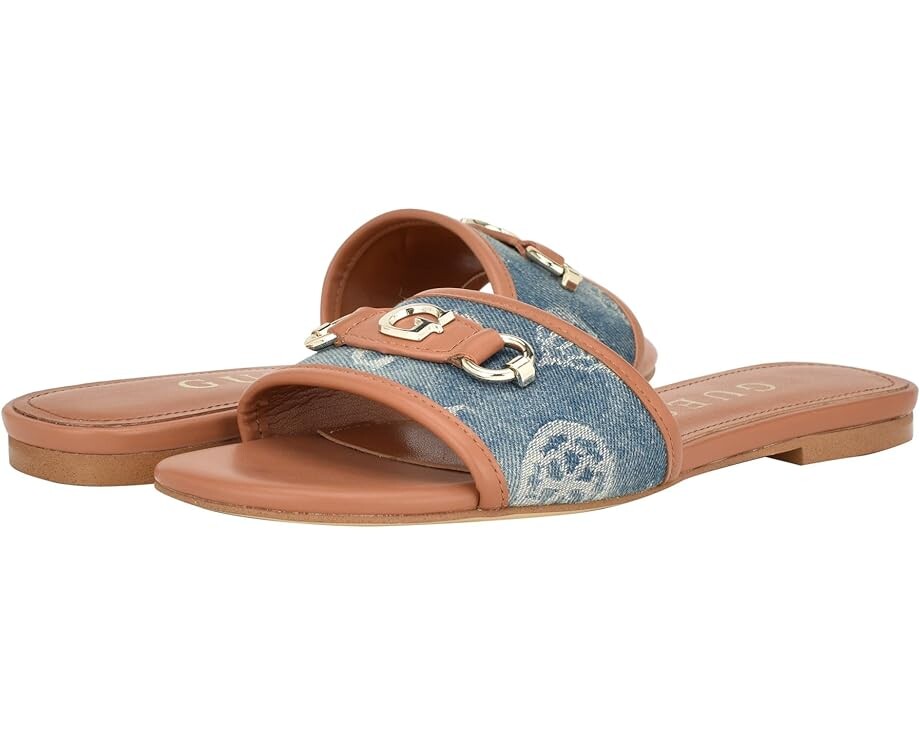 

Сандалии GUESS Hammi, цвет Blue Denim Logo