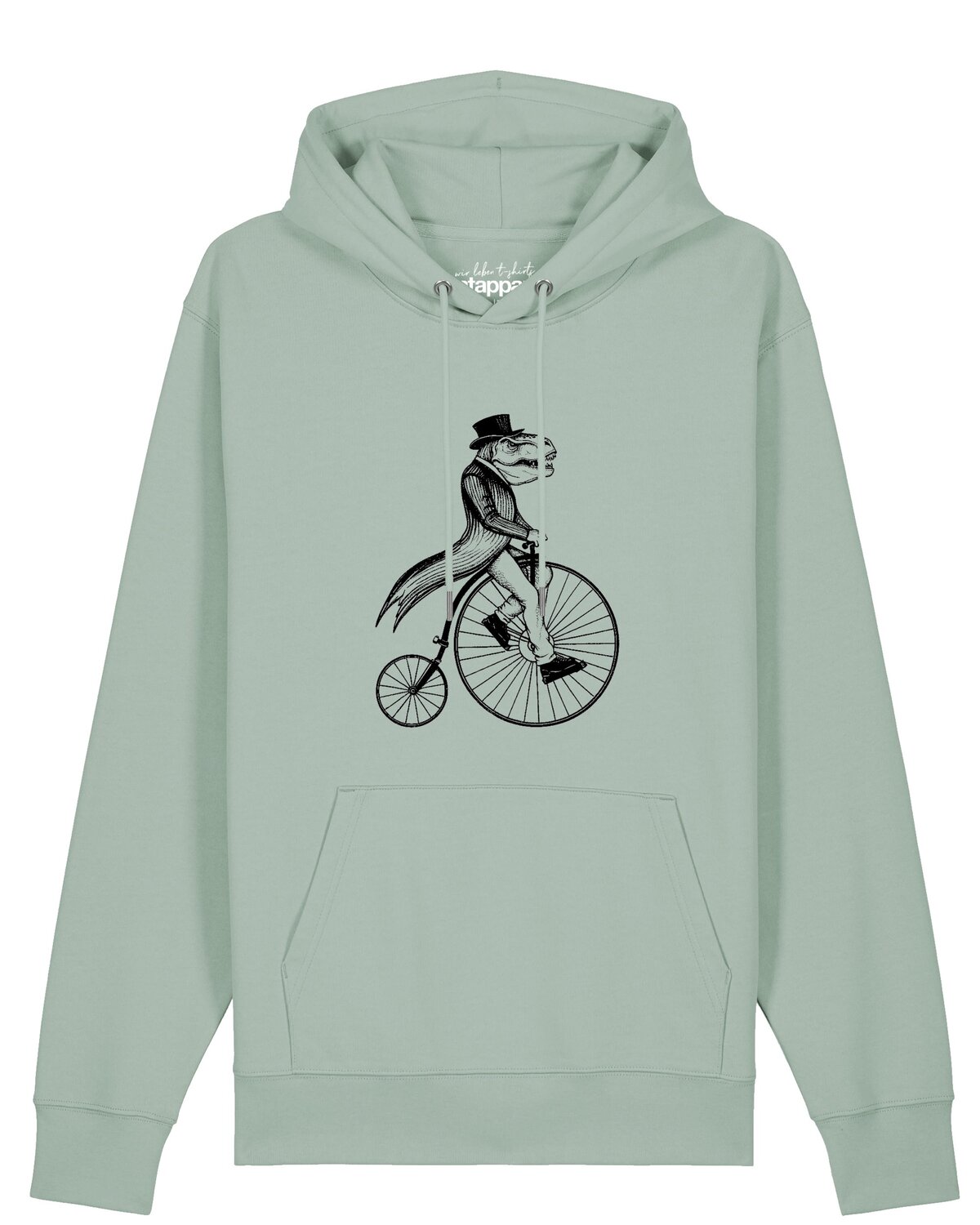 

Watapparel Свитер 'T-Rex auf Fahrrad' в цвете Mint