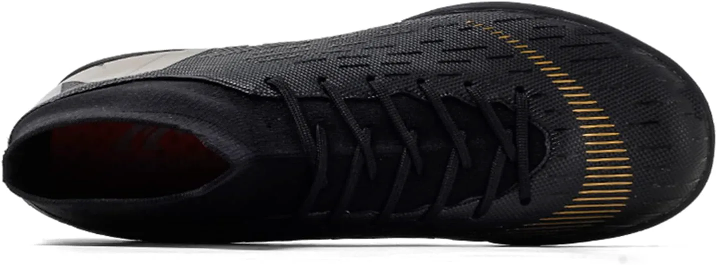 

Унисекс футбольные кроссовки легкие, дышащие, противоскользящие и амортизирующие, высокие молодежные для тренировок в помещении и на газоне с твердой подошвой TF/AG JOSKAA, черный