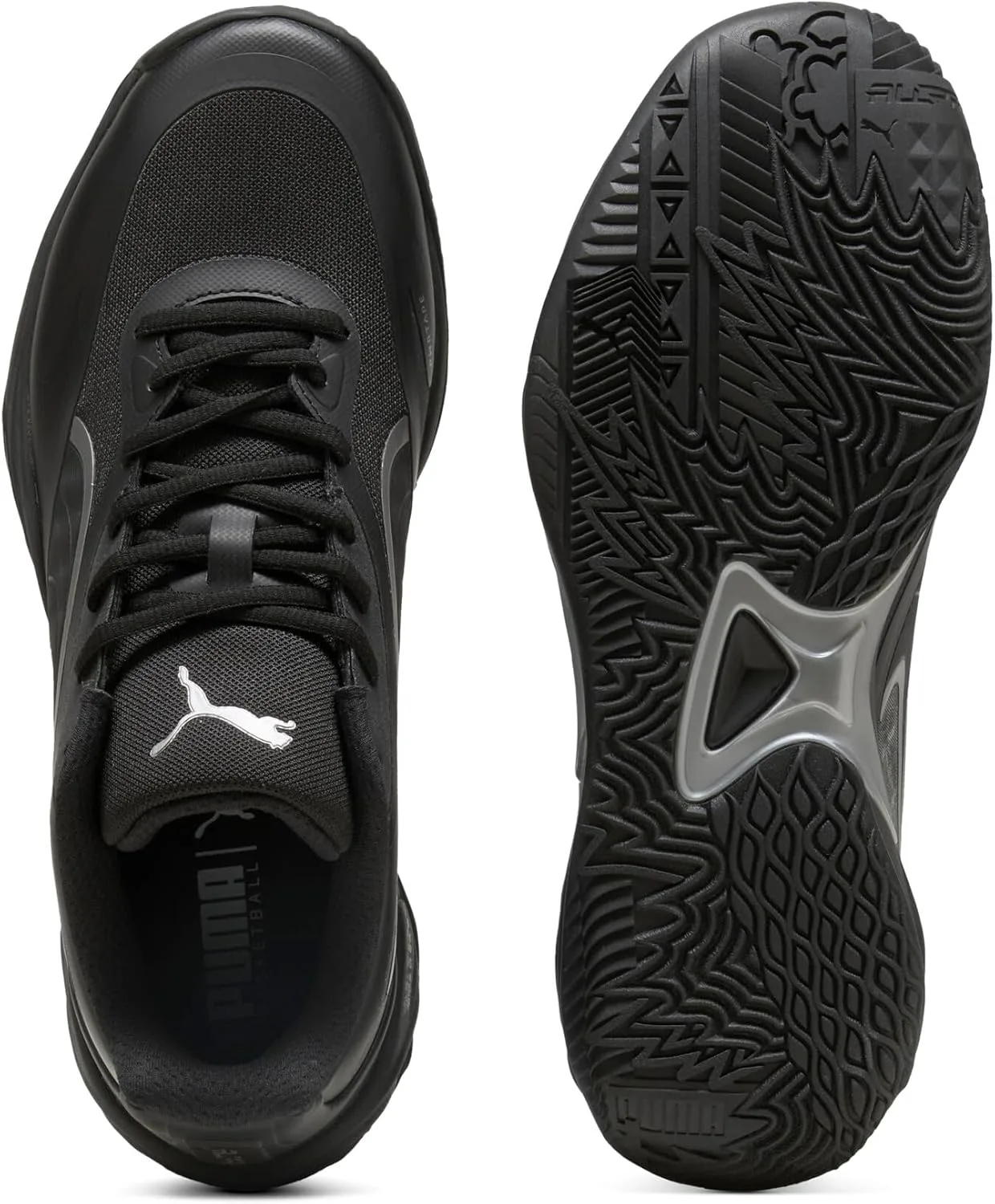 Кроссовки для легкой атлетики PUMA Unisex All-pro Nitro, черный/серебряный — фото 4