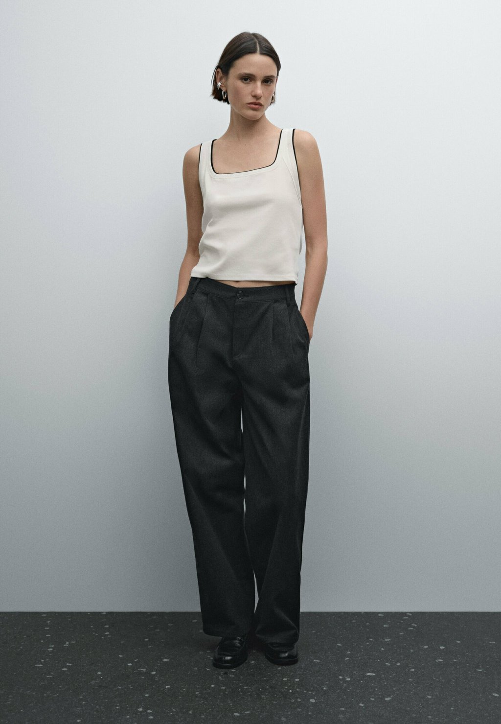 

Топ Massimo Dutti, белый