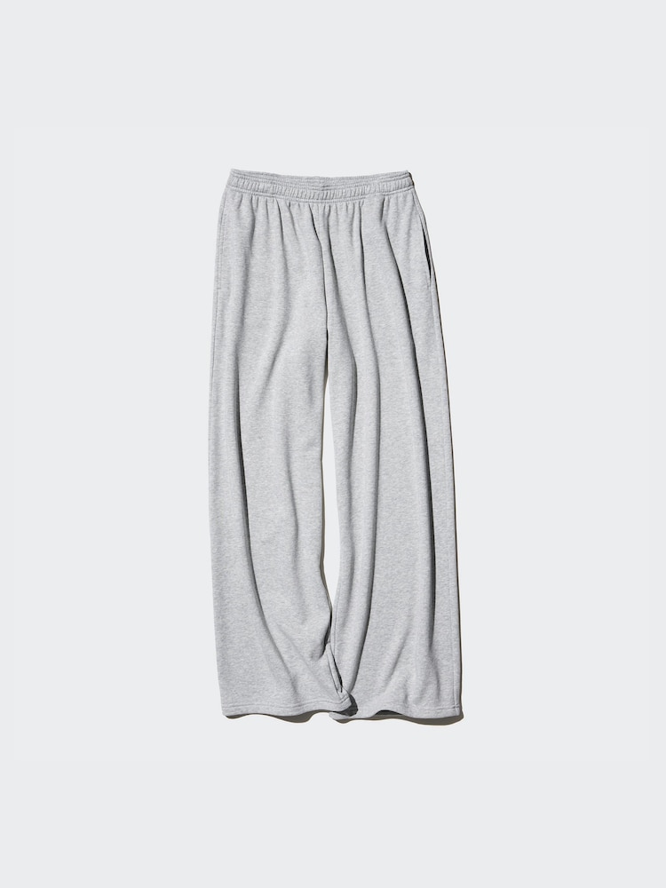 Спортивные широкие брюки/длинные Uniqlo, серый — фото 4