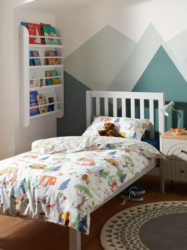 

Комплект из пододеяльников и наволочки John Lewis Camping Trial Reversible Pure Cotton