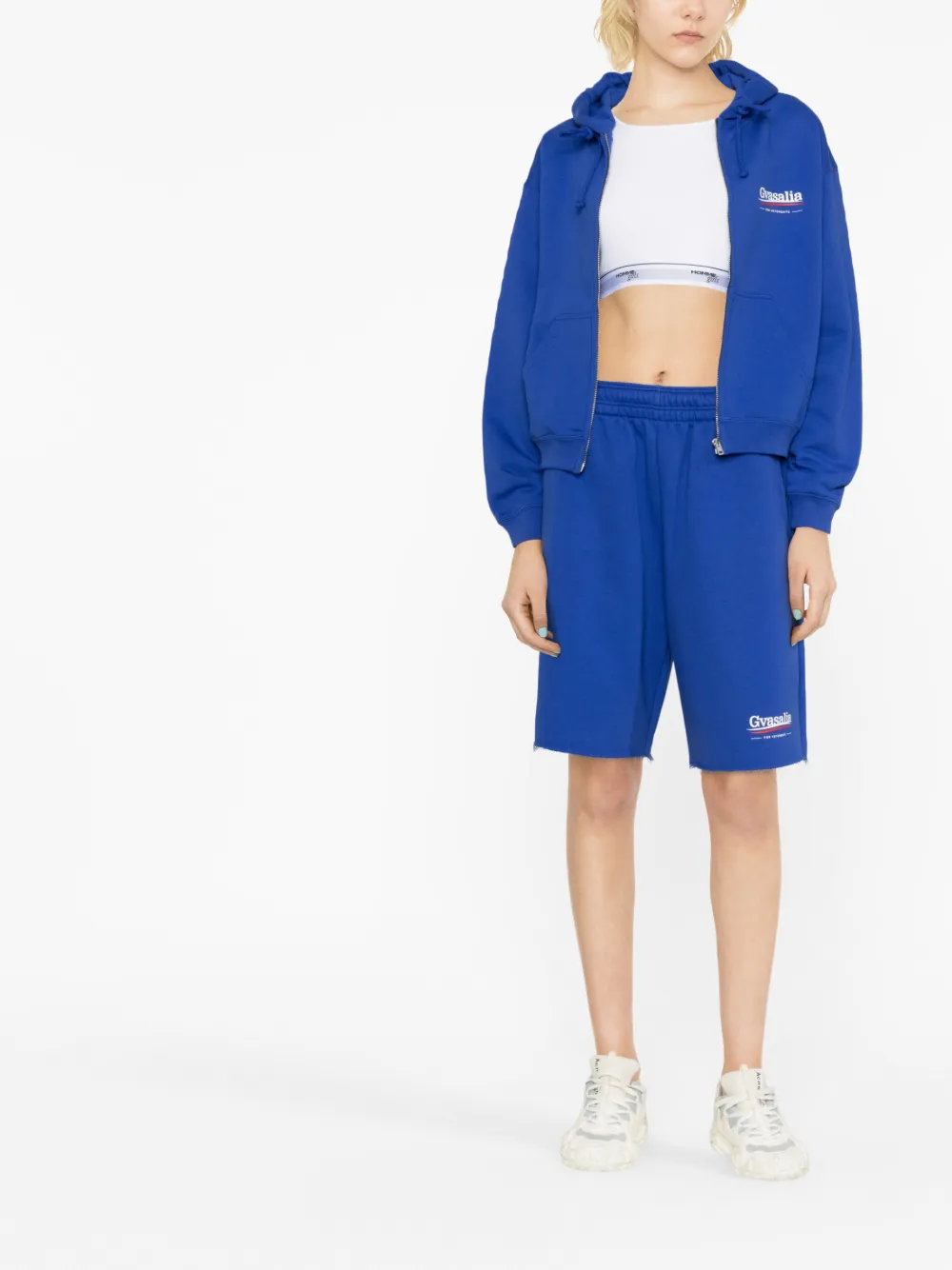 Спортивные шорты по колено Vetements, синий — фото 2