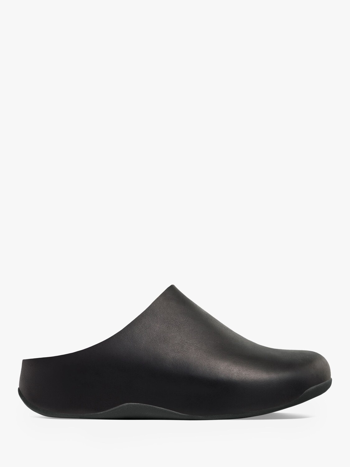 

Кожаные сабо FitFlop Shuv, черные