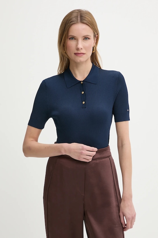 

Поло Tommy Hilfiger, темно-синий