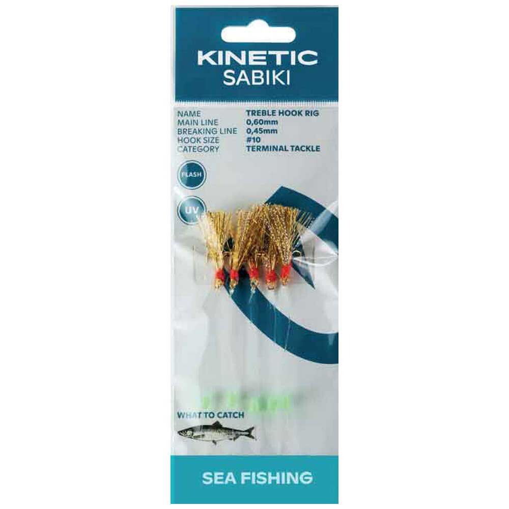 

Оснастки Kinetic Anzuelo Triple Sabiki, прозрачный