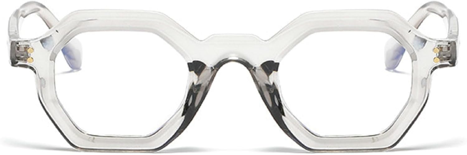 

Модные солнцезащитные очки Polygon Small Square для женщин, ретро с заклепками, мужские солнцезащитные очки UV400, трендовые солнцезащитные очки для активного отдыха и спорта mincl, Gray&clear