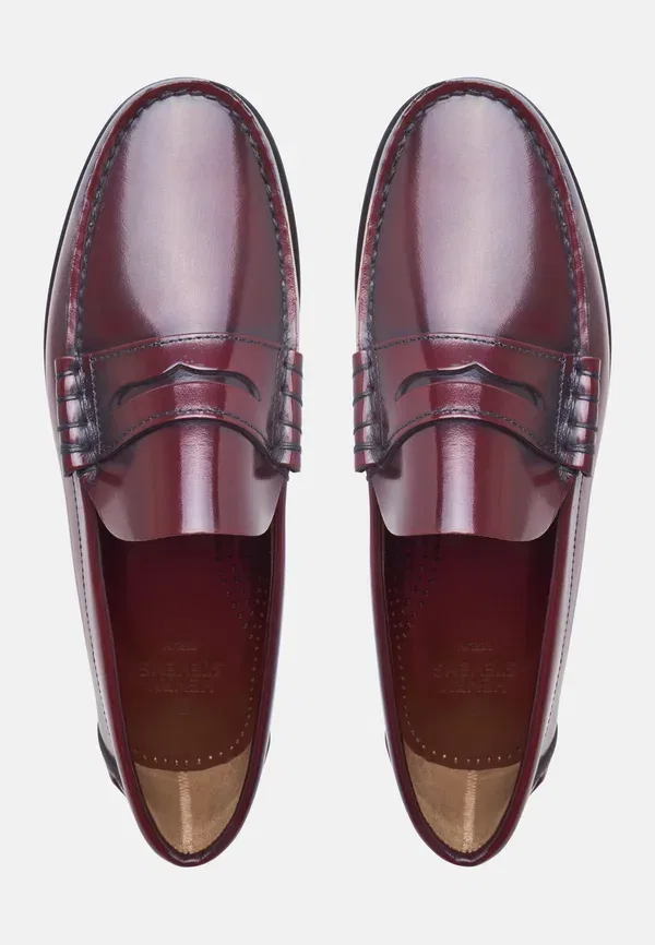 Туфли-лоферы Hunter m pl loafer smart slip ons Henry Stevens, бордовый — фото 3
