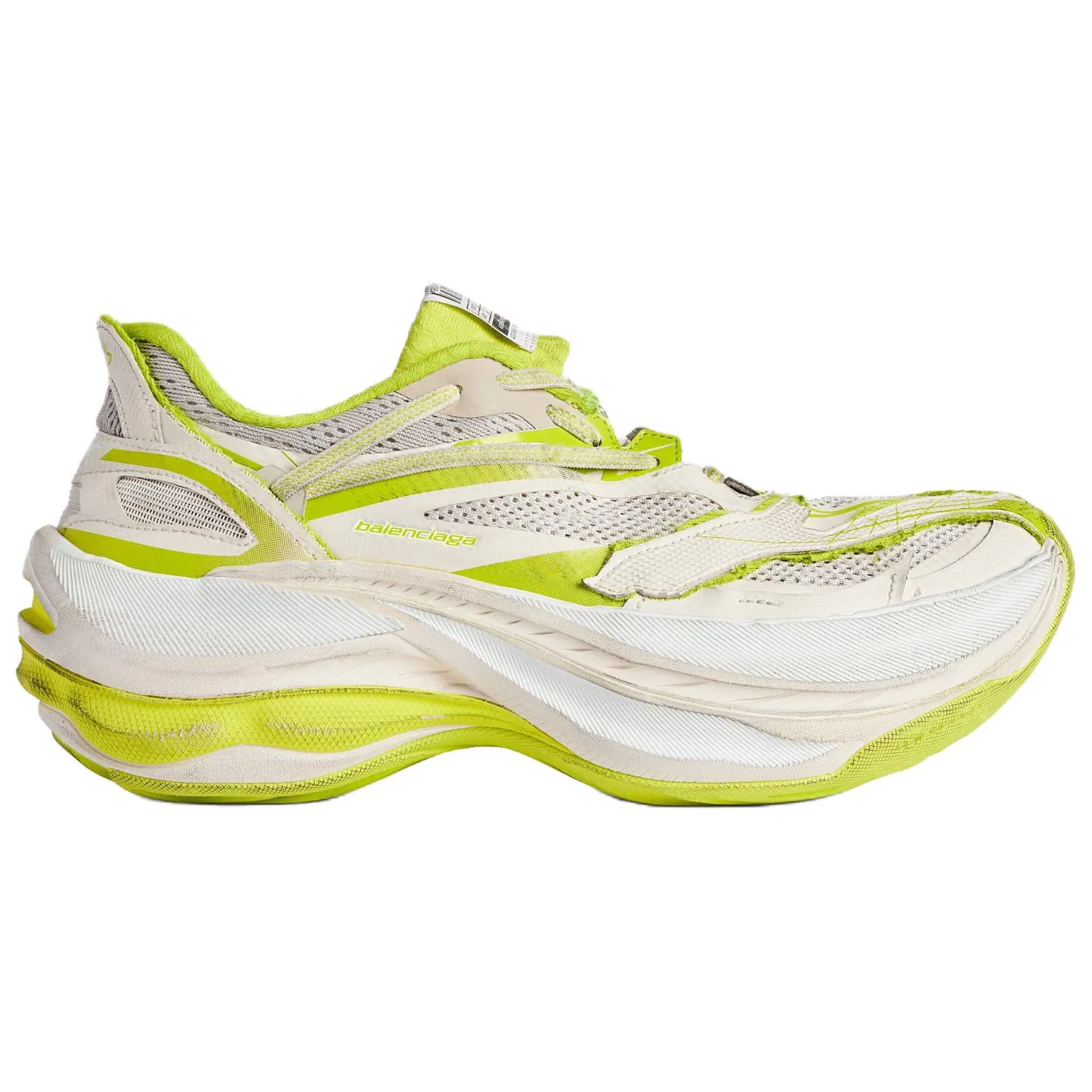 Кроссовки Chunky Eggshell Yellow & Lime Green Balenciaga — фото 3