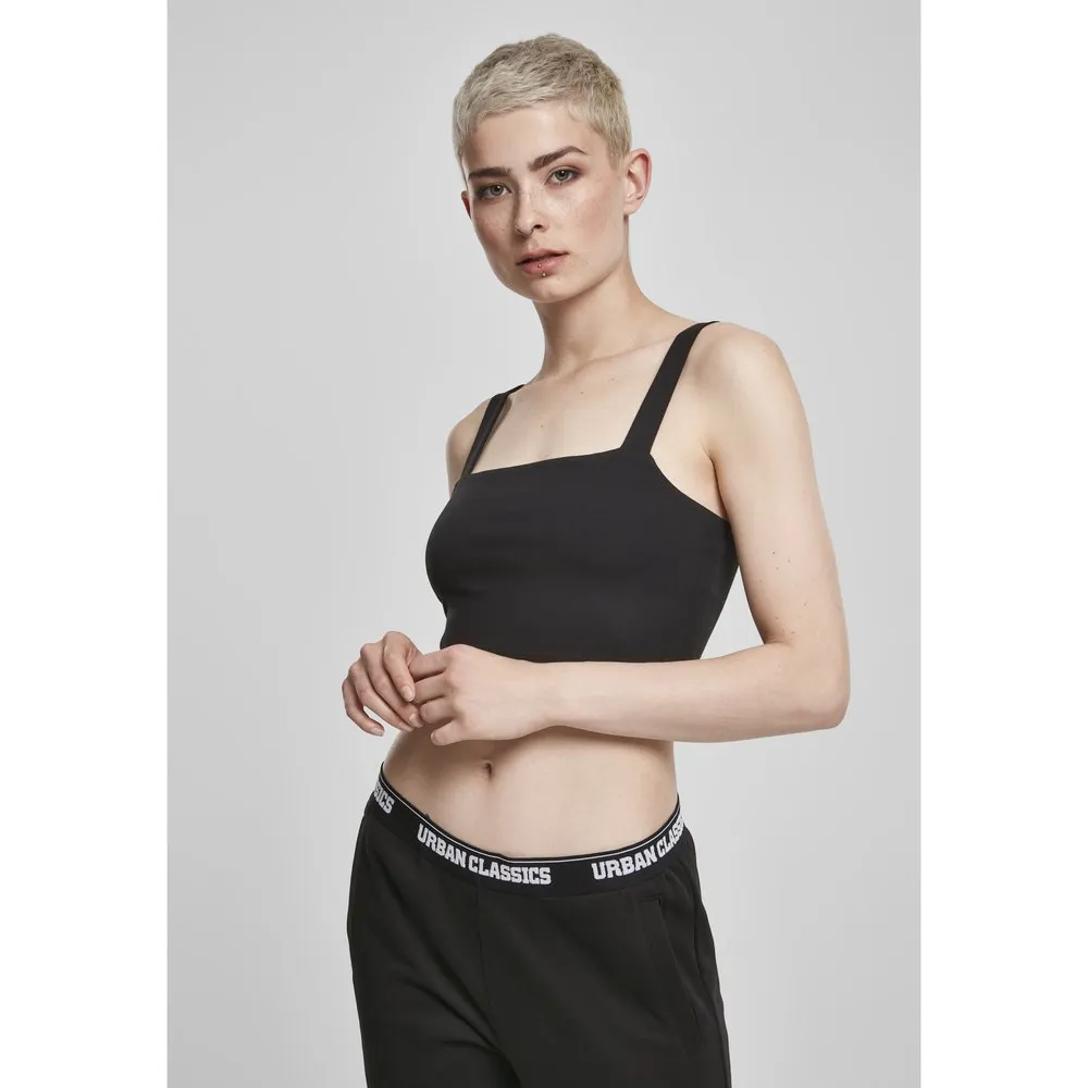 

Футболка без рукавов Urban Classics Top Crop Top, черный