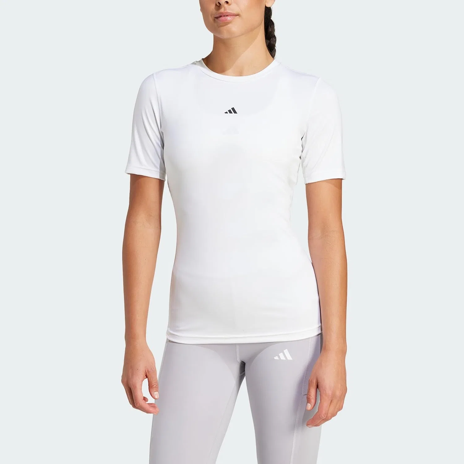 Футболка Techfit Training женская adidas, белый — фото 4