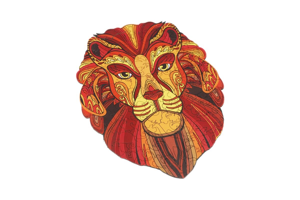

Деревянный пазл Premium Eco Lion Jigsaw 215 деталей. Размер А3 Drewyan