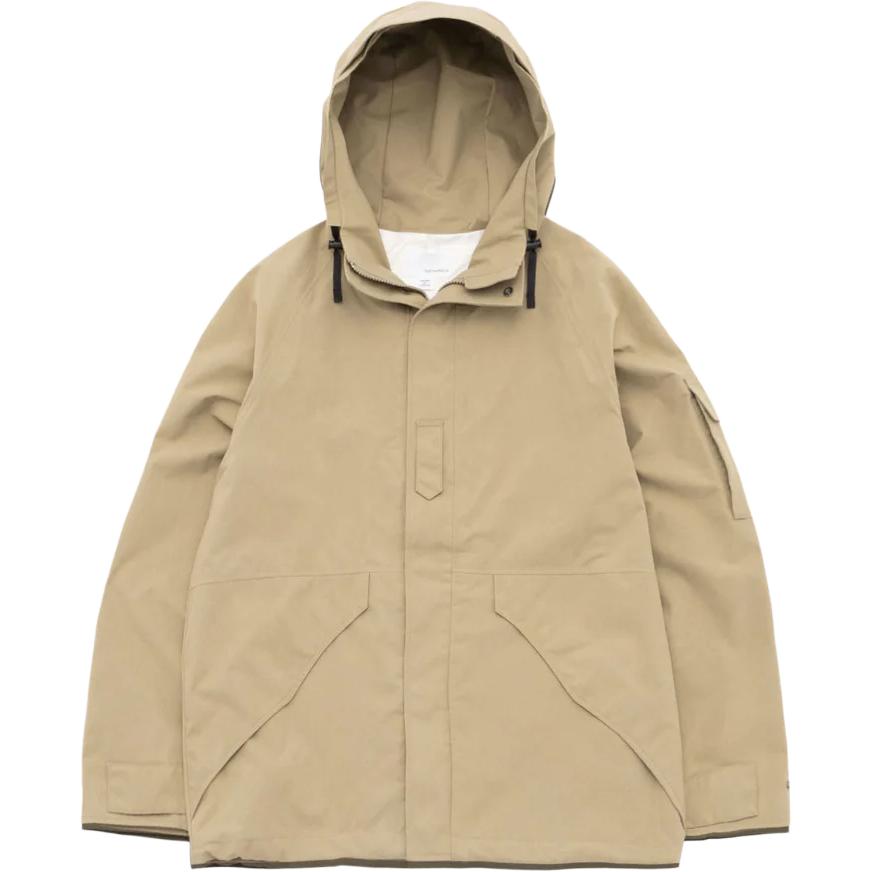 

Nanamica Куртка FW25 2L нейлоновая с технологией Gore-Tex унисекс, Khaki Beige