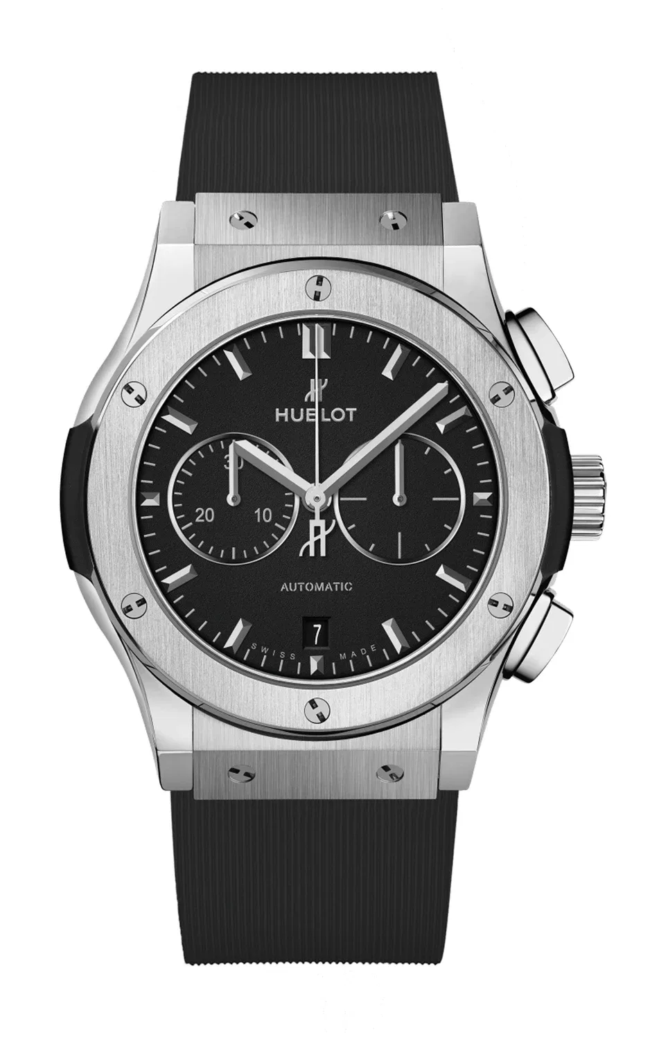 Классик Фьюжн Хронограф Титан 42 мм - 541.NX.1171.RX HUBLOT, черный