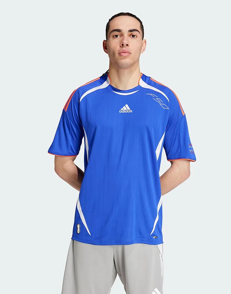 

Футболка F50 ярко-синего цвета adidas performance