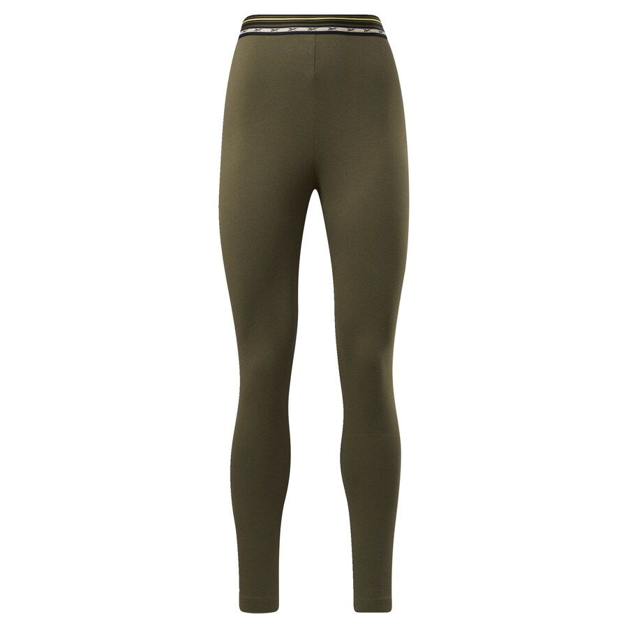 

Узкие леггинсы Reebok, цвет Olive/Mint