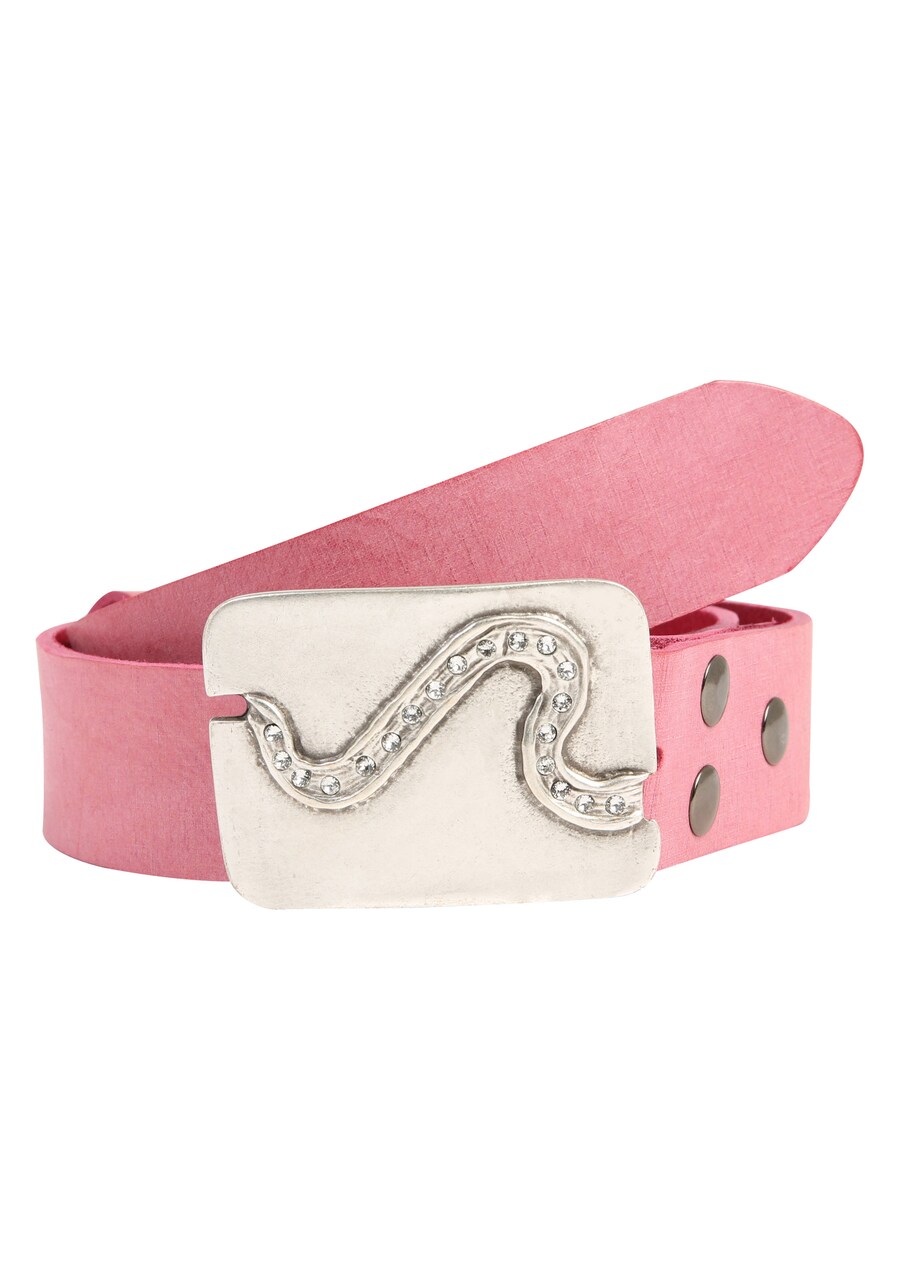 

Кожаный ремень RETTUNGSRING by showroom 019° Belt, розовый