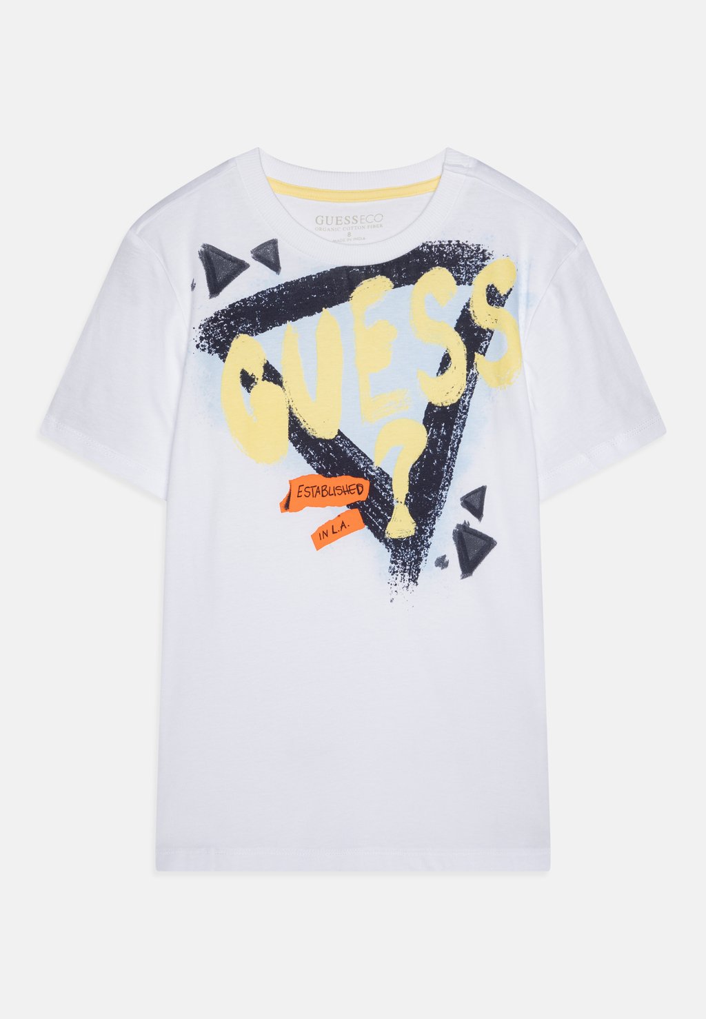 

Футболка с принтом JUNIOR Guess, белый