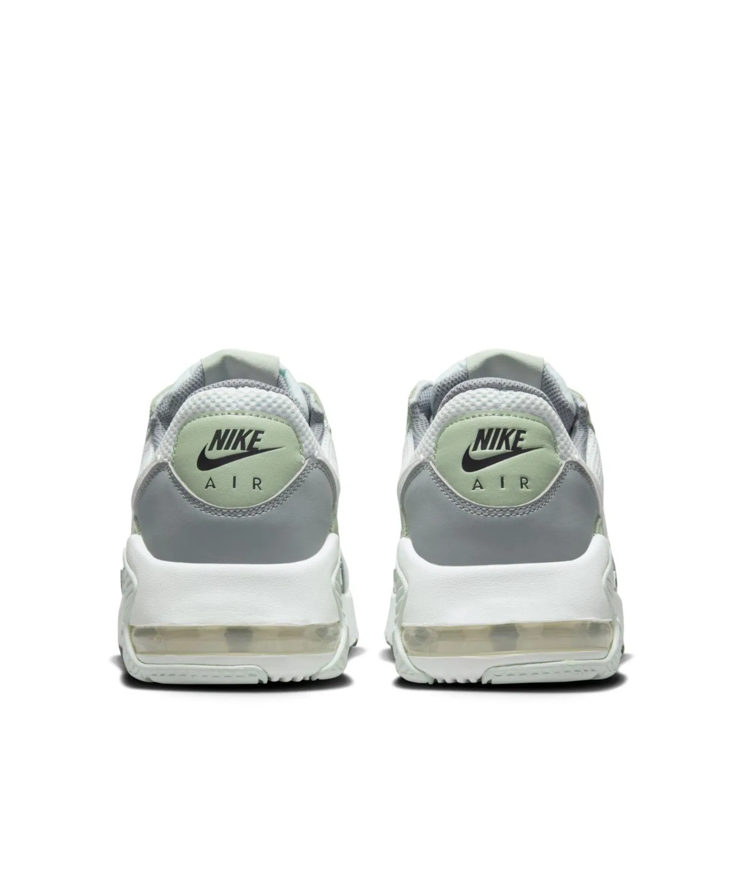 Мужские кроссовки Air Max Excee NIKE бело-зелёные — фото 4