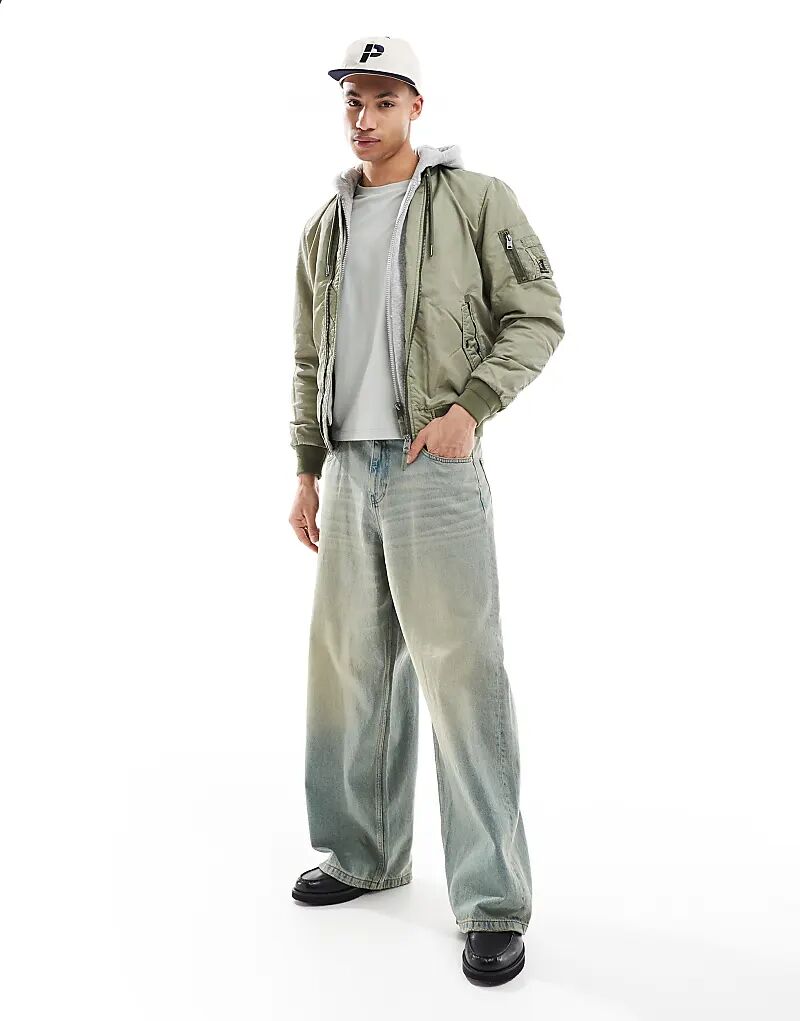 

Куртка-бомбер Superdry Military ma1 цвета выбеленной оливы