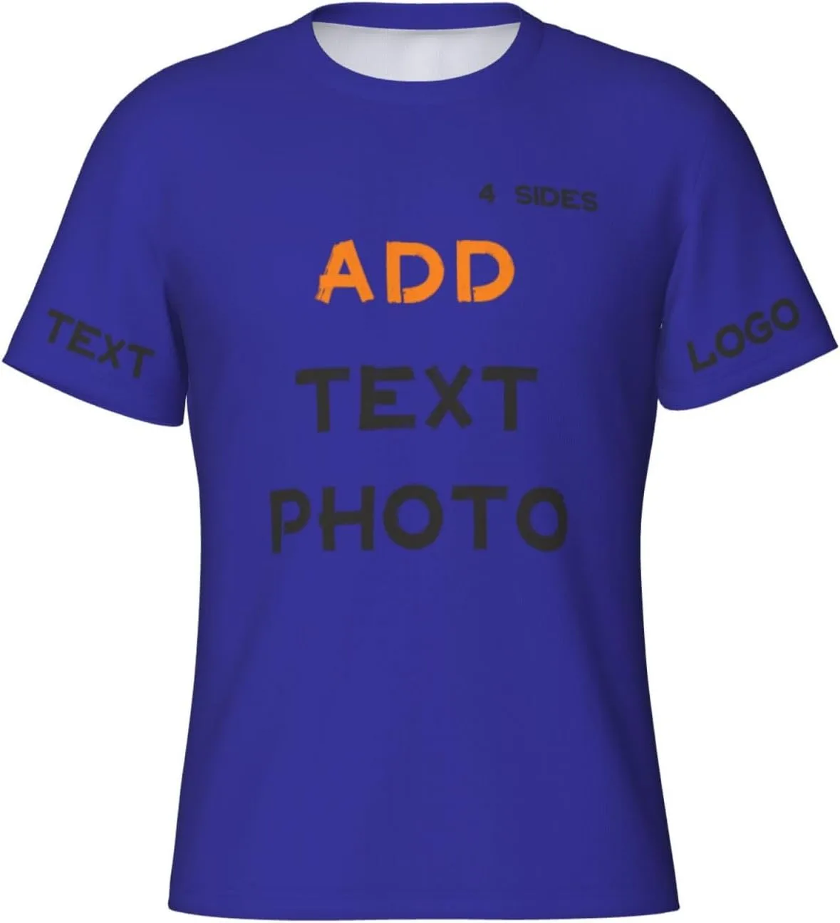 

Футболка Custom с принтом на 4 сторонах