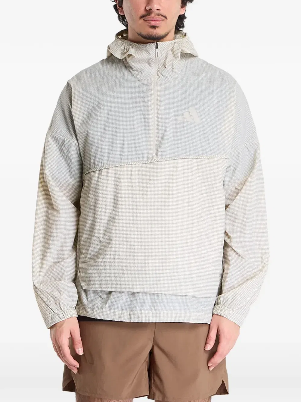 Куртка-анорак Terrex Xploric Clima365 от ветра Adidas, бежевый