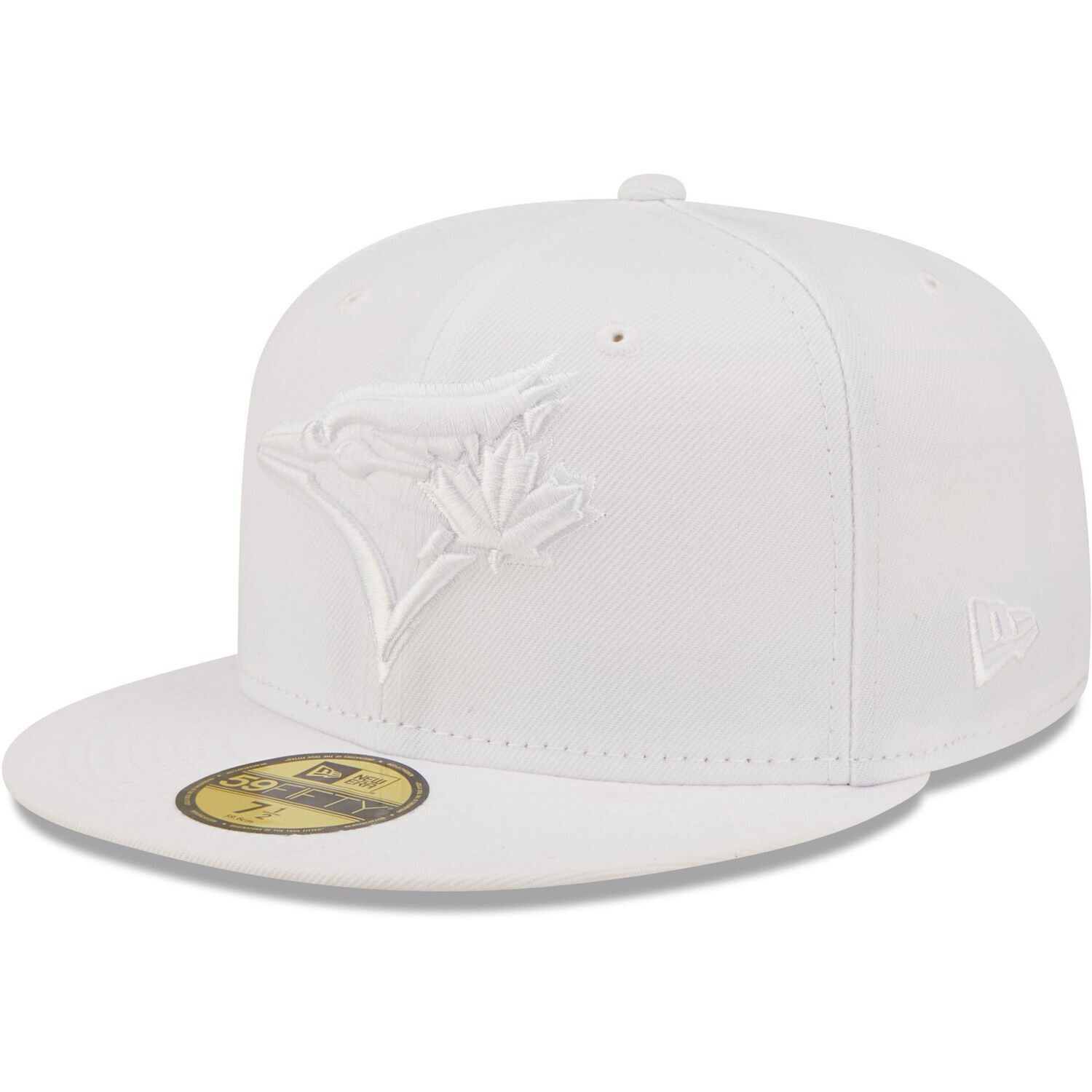 

Мужская приталенная шляпа New Era Toronto Blue Jays White on White 59FIFTY