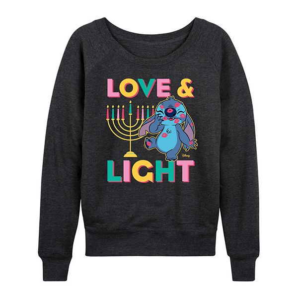 

Женская футболка с длинным рукавом Lilo & Stitch Love & Light из френч терри Disney, Heather Charcoal, Черный, Женская футболка с длинным рукавом Lilo & Stitch Love & Light из френч терри Disney, Heather Charcoal