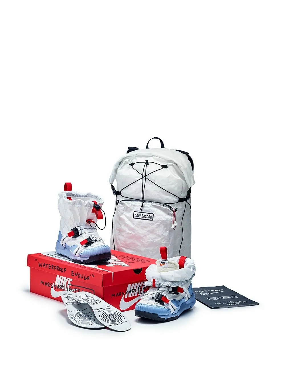Ботинки Mars Yard Overshoe из коллаборации с Tom Sachs Nike, белый — фото 2