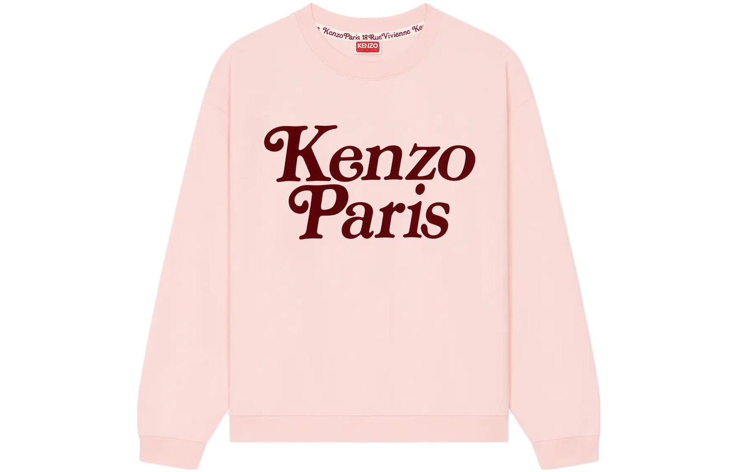 

Свитшот женский Kenzo с принтом, розовый