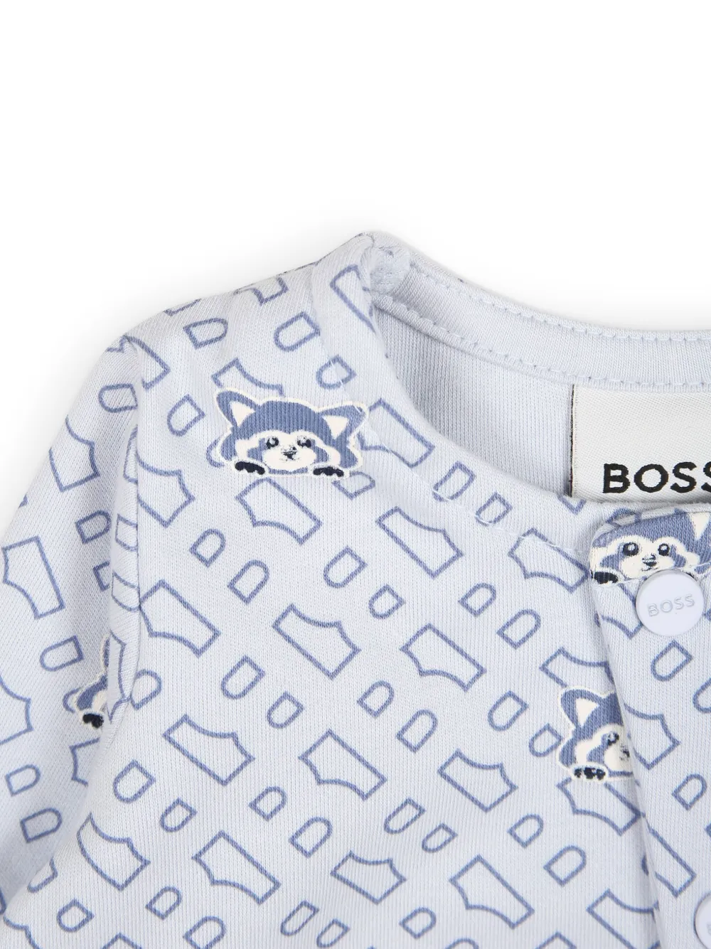 Комплект Red Panda из двух предметов Boss Kidswear, синий — фото 3