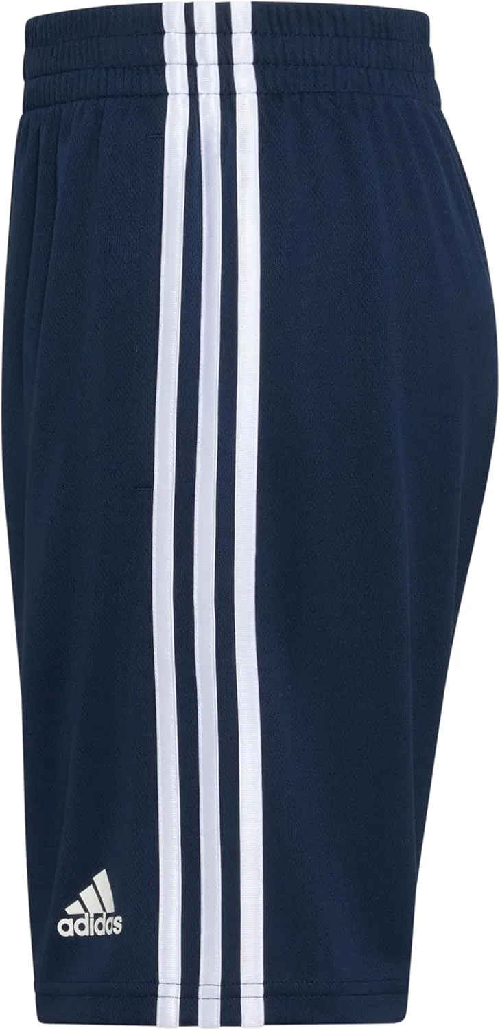 Детские классические шорты Adidas с тремя полосками, Collegiate Navy — фото 2