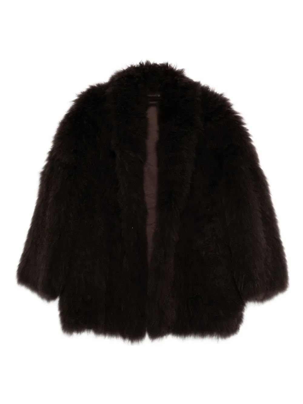 

Фактурное пальто Liska, коричневый