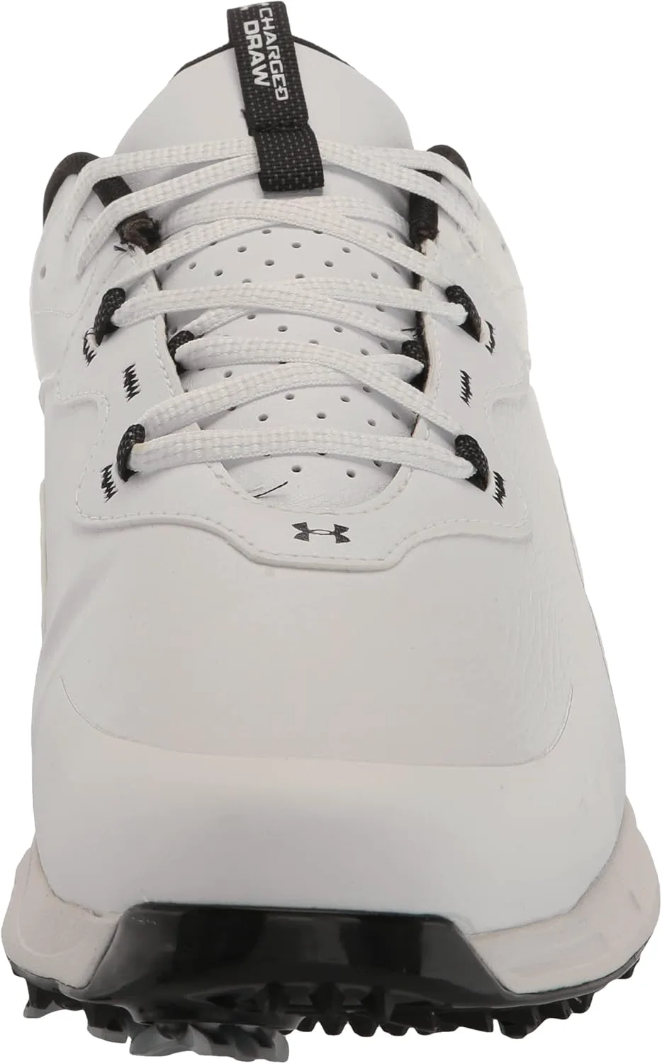 Мужские гольф-туфли Under Armour Charged Draw 2 с шипами, белый/черный — фото 3