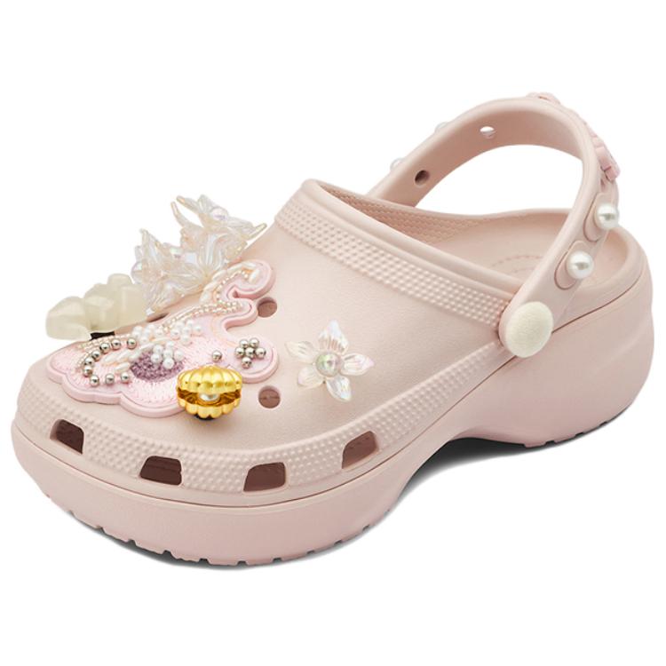 Crocs Женские розовые сабо THE BEAST x Cloud