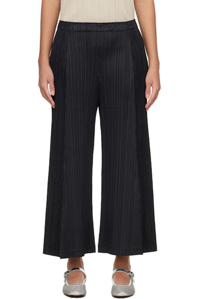 

Черные утолщенные брюки 1 PLEATS PLEASE ISSEY MIYAKE