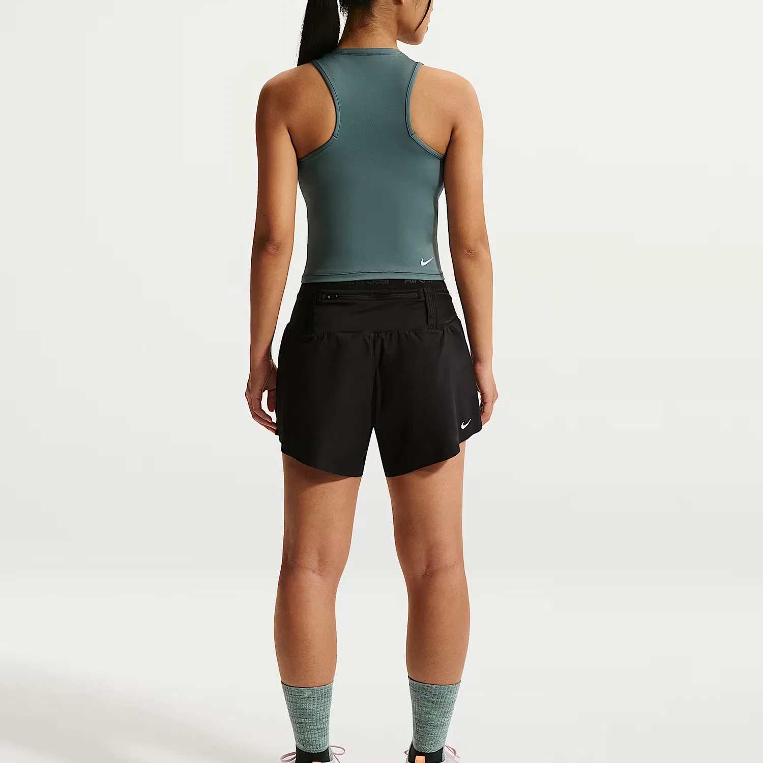 Женский топ для бега ACG Running Tank Top Nike, Mineral Slate Blue/Mountain White — фото 4