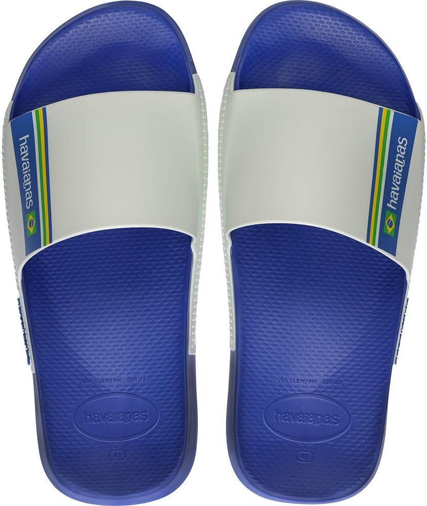Сандалии Havaianas Slide Brazil унисекс, синий — фото 3