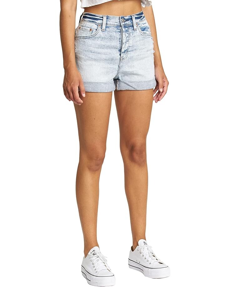 

Шорты DAZE Dad's Girl High-Rise Cuffed Shorts, цвет Mess Around
