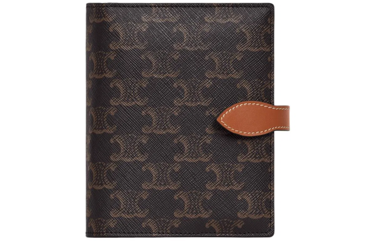 Сумка-органайзер для путешествий из телячьей кожи CELINE Box Basic Set тауни