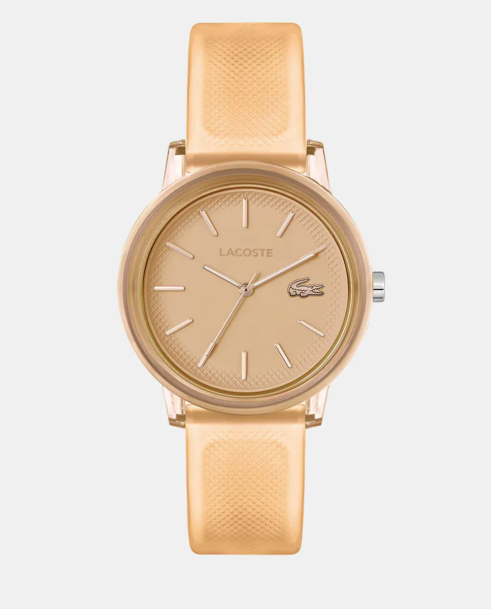 

Женские часы LC 12.12 2001361 из оранжевого силикона Petit Piqué Lacoste Watches, оранжевый